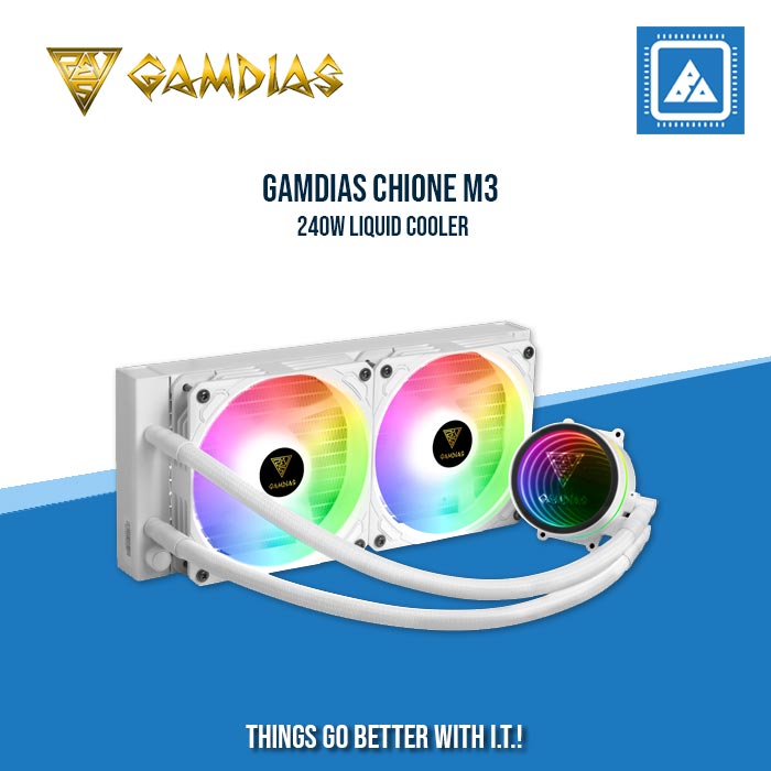 GAMDIAS CHIONE M3-240W LIQUID COOLER GAMDIAS CHIONE M3-240W LIQUID COOLER